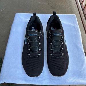 Woman Skechers with air cooled, memory foam, machine washable.